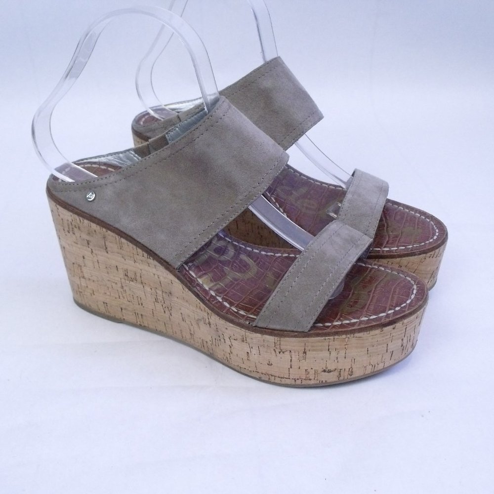 Sam Edelman Dali Suede Cork Wedges